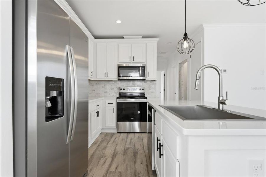 Furnished interior view inside a new home in , Longboat Key (Image 8).