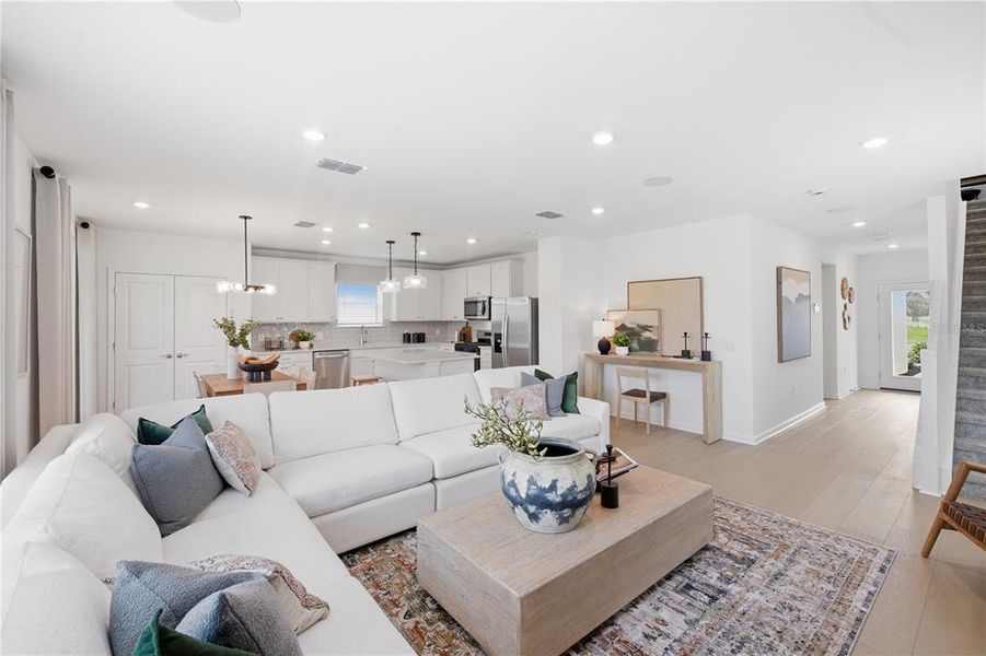 Furnished interior view inside a new home in Reagan Landing, Bradenton (Image 10). Furnished interior view inside a new home in Reagan Landing, Bradenton (Image 10).
