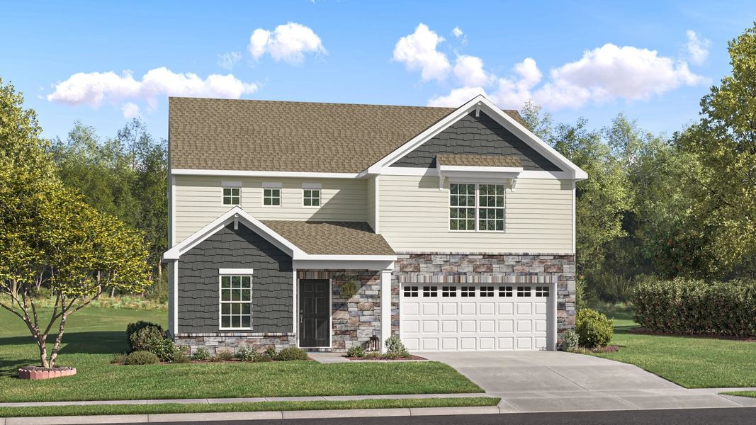 Exterior F with landscaping Exterior F with landscaping