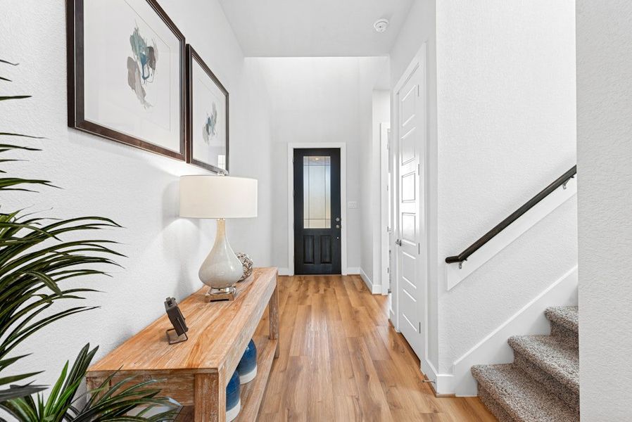 Furnished interior view inside a new home in Santa Rita Ranch, Georgetown (Image 6).