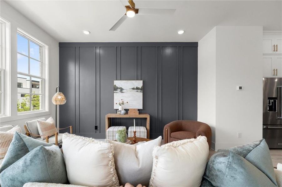 Furnished interior view inside a new home in The Gathering – Alpharetta, Alpharetta (Image 34).