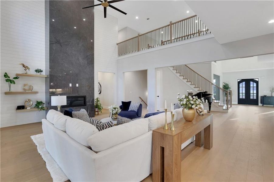 Furnished interior view inside a new home in , Milton (Image 9).