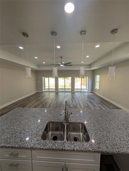 Close-up of interior finishes inside a home in , Dallas (Image 8).