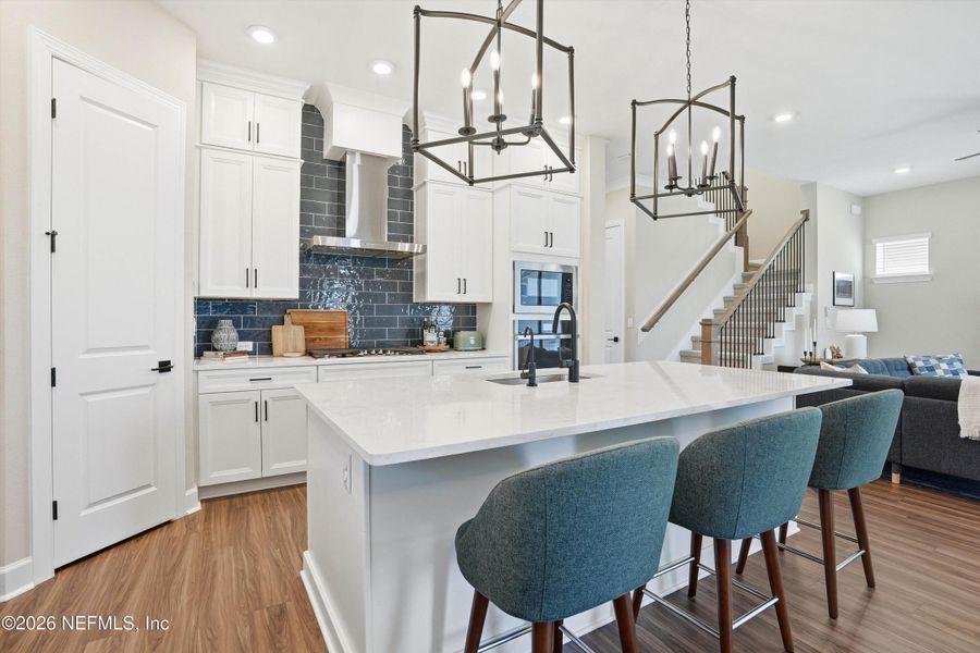 Furnished interior view inside a new home in Seven Pines 50' Rear Entry, Jacksonville (Image 6).