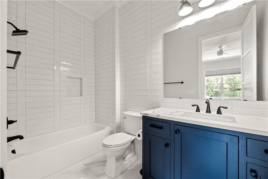 Furnished interior view inside a new home in , Acworth (Image 59).