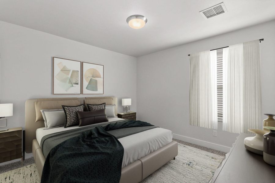 Representative furnished interior of a home built from the Bliss by View Homes in The View at Desert Springs | Thoughtful Collection, El Paso (Image 8). Representative furnished interior of a home built from the Bliss by View Homes in The View at Desert Springs | Thoughtful Collection, El Paso (Image 8).