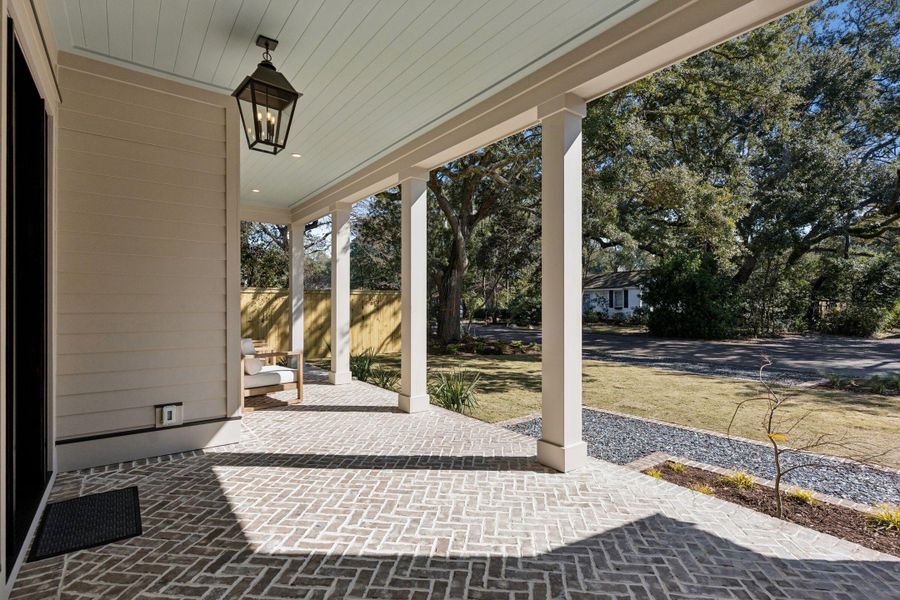 Exterior details and patio area of a home in , Mount Pleasant (Image 3). Exterior details and patio area of a home in , Mount Pleasant (Image 3).