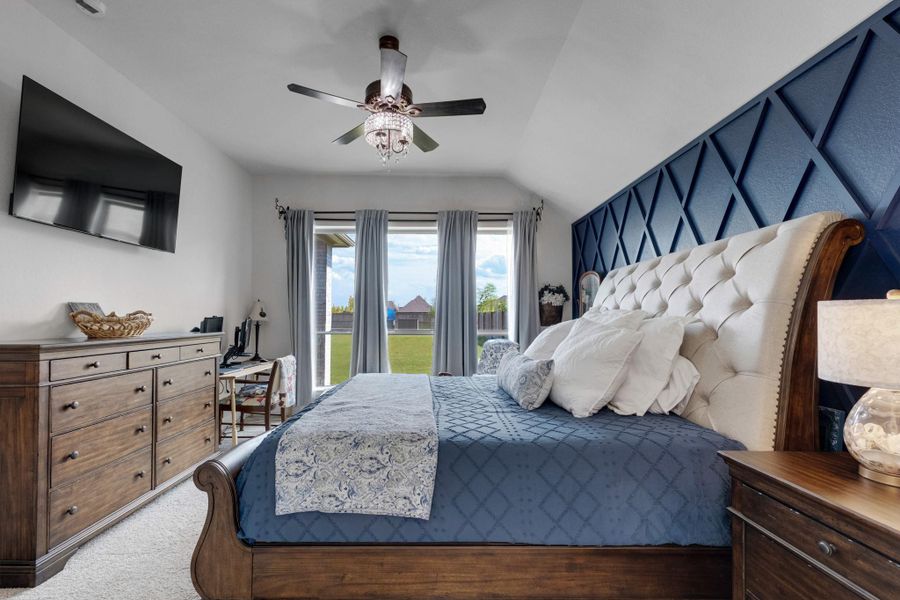 Furnished interior view inside a new home in Meridiana 55', Manvel (Image 7). Furnished interior view inside a new home in Meridiana 55', Manvel (Image 7).