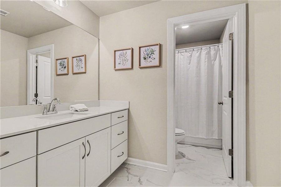 Furnished interior view inside a new home in , Canton (Image 17).