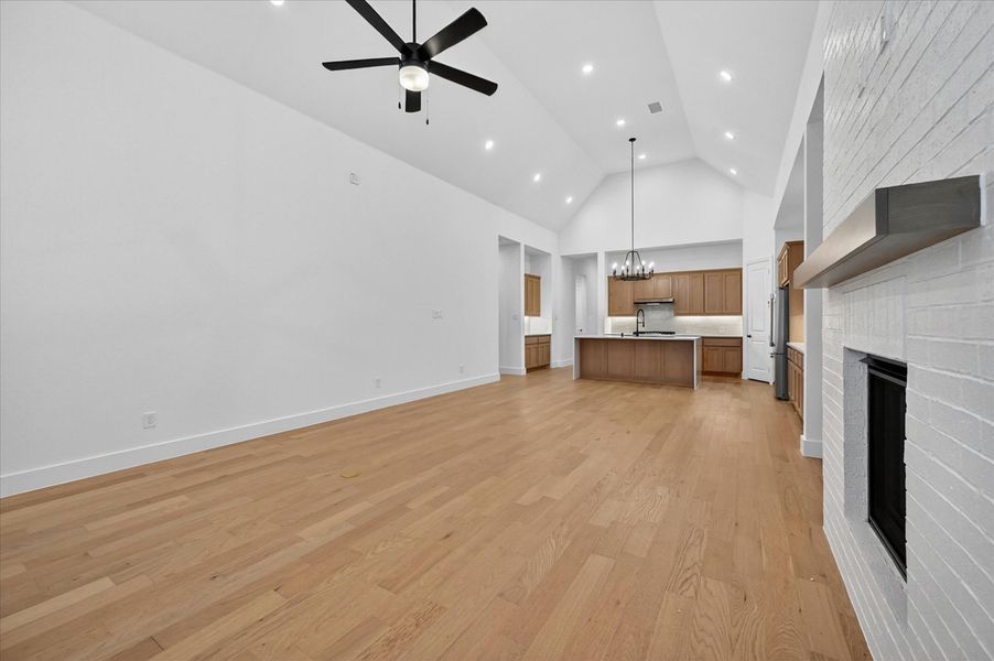 Representative Family Room/Dining Room - some options shown Representative Family Room/Dining Room - some options shown