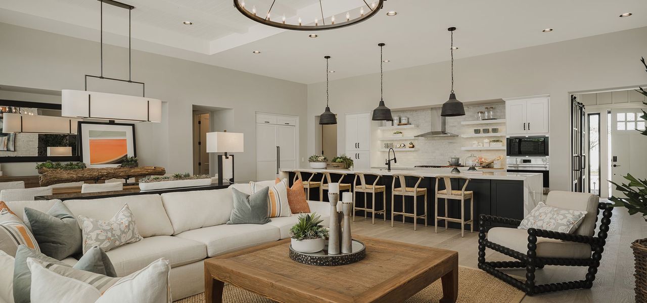Furnished interior view inside a new home in Stone Crest, Gilbert (Image 7). Furnished interior view inside a new home in Stone Crest, Gilbert (Image 7).