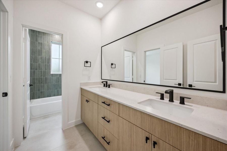 Furnished interior view inside a new home in , Houston (Image 6).