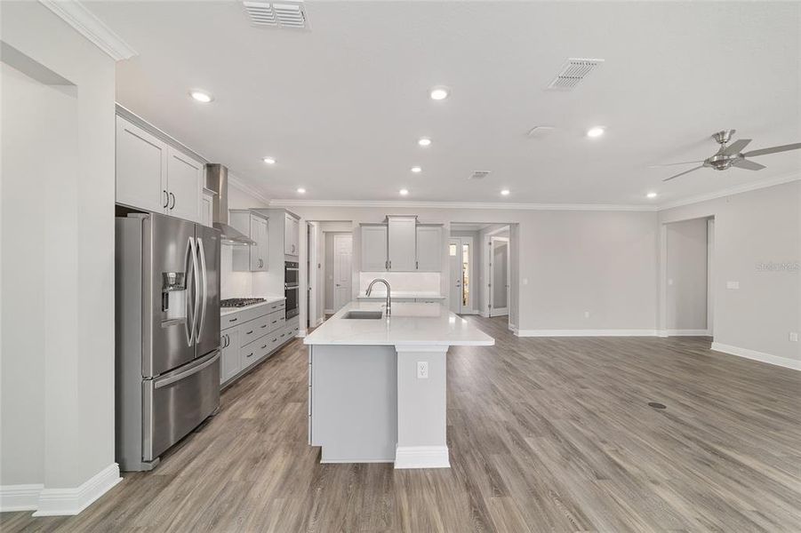 Furnished interior view inside a new home in , Ocala (Image 10). Furnished interior view inside a new home in , Ocala (Image 10).