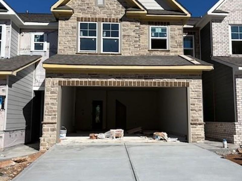 In-progress construction of a new home in Lake Shore, Winder, GA (Image 5).