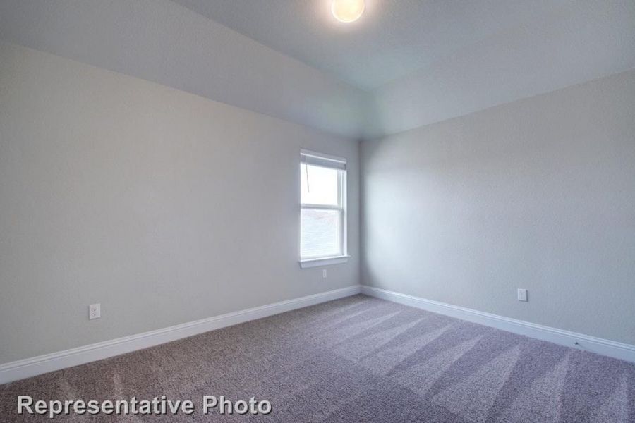 Representative unfurnished interior of a home built from the Clear Creek 1950 by Brohn Homes in Clear Creek, Round Rock (Image 17).