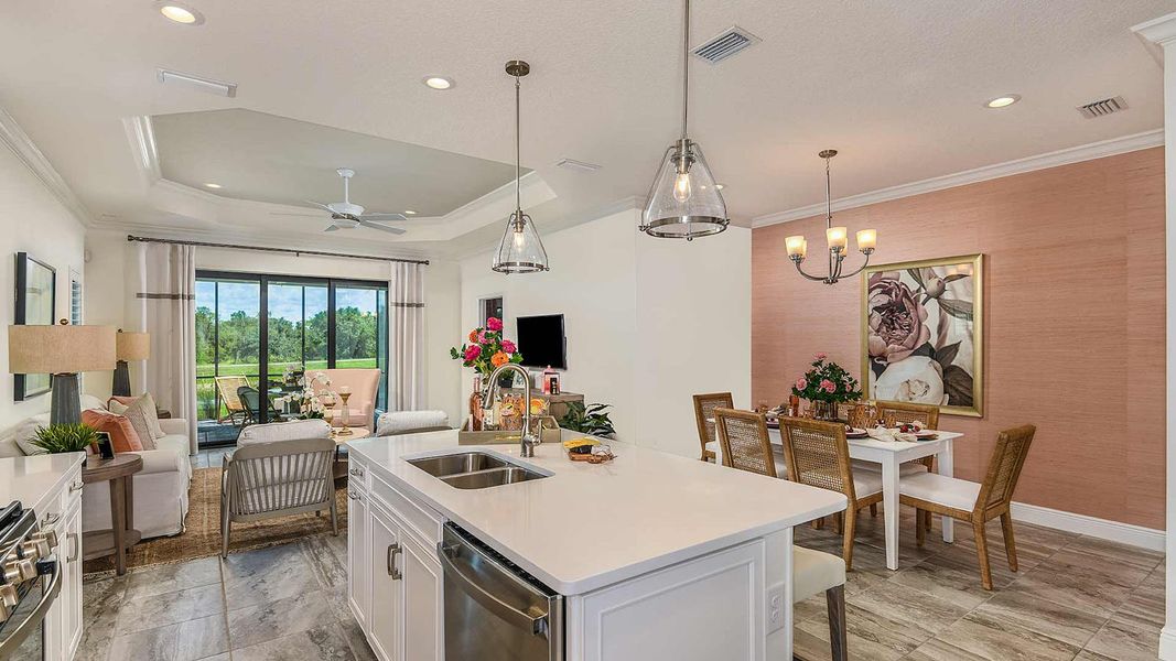 Furnished interior view inside a new home in Windward, Sarasota (Image 18). Furnished interior view inside a new home in Windward, Sarasota (Image 18).