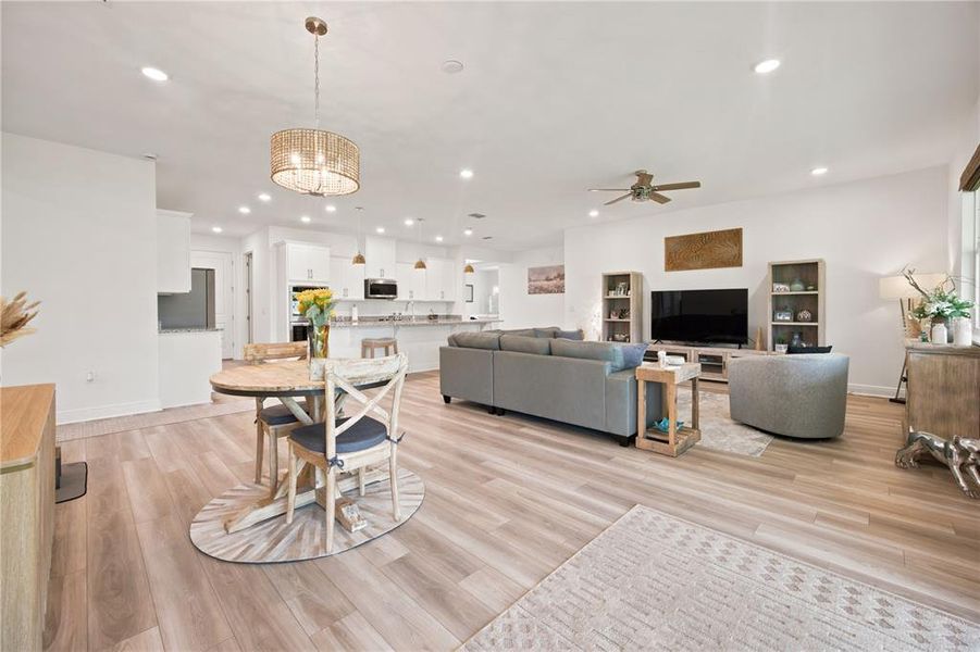 Furnished interior view inside a new home in Marion Oaks, Ocala (Image 36).