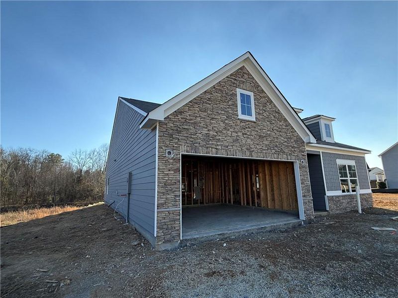 In-progress construction of a new home in Maple Village, Adairsville, GA (Image 12).