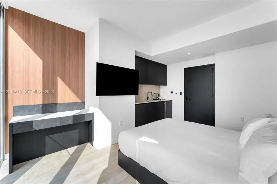 Furnished interior view inside a new home in , Miami (Image 6).