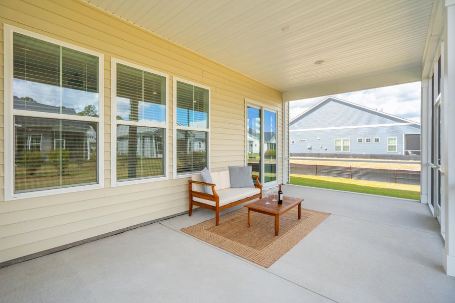 Exterior details and patio area of a home in , Summerville (Image 40).