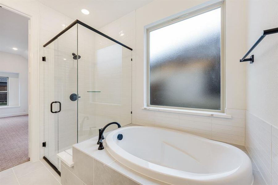 Furnished interior view inside a new home in Windsong Ranch Classic 61, Prosper (Image 11).