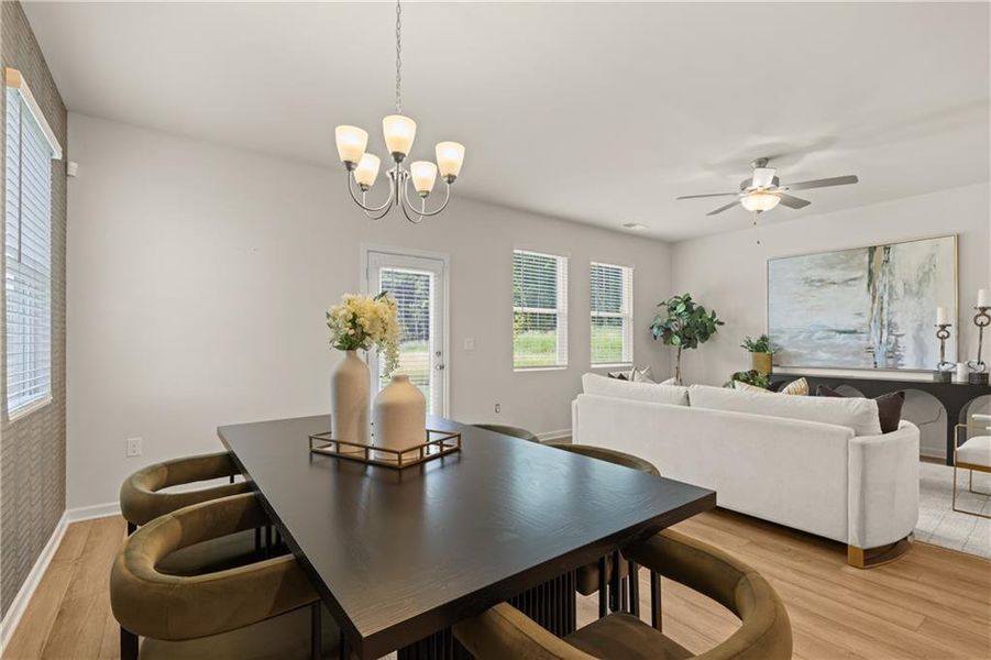 Furnished interior view inside a new home in The Retreat at Walden Park, Jonesboro (Image 12).