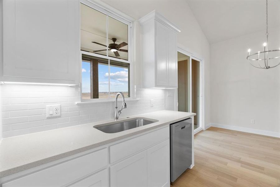 Furnished interior view inside a new home in , Decatur (Image 7).