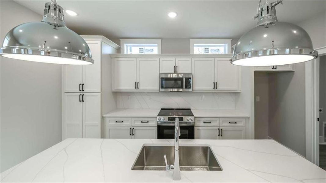 Furnished interior view inside a new home in , Bowdon (Image 10).