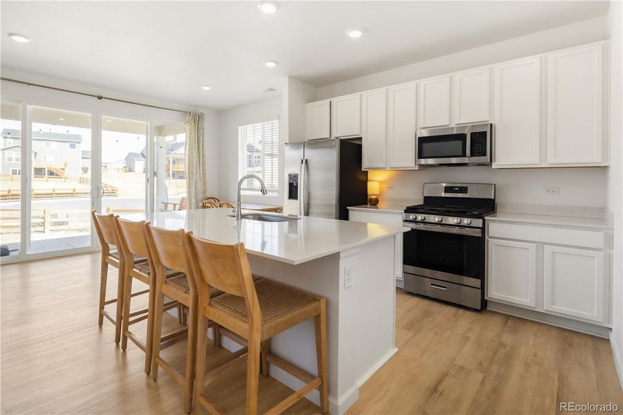 Furnished interior view inside a new home in Creekside Village, Thornton (Image 5). Furnished interior view inside a new home in Creekside Village, Thornton (Image 5).
