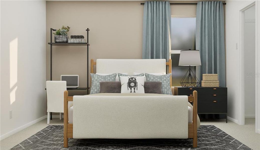 Furnished interior view inside a new home in Crosswinds, Haines City (Image 8).