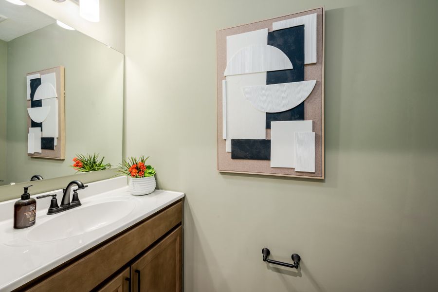Representative furnished interior of a home built from the Wesley by Fischer Homes in Sage Woods, Dallas (Image 15).