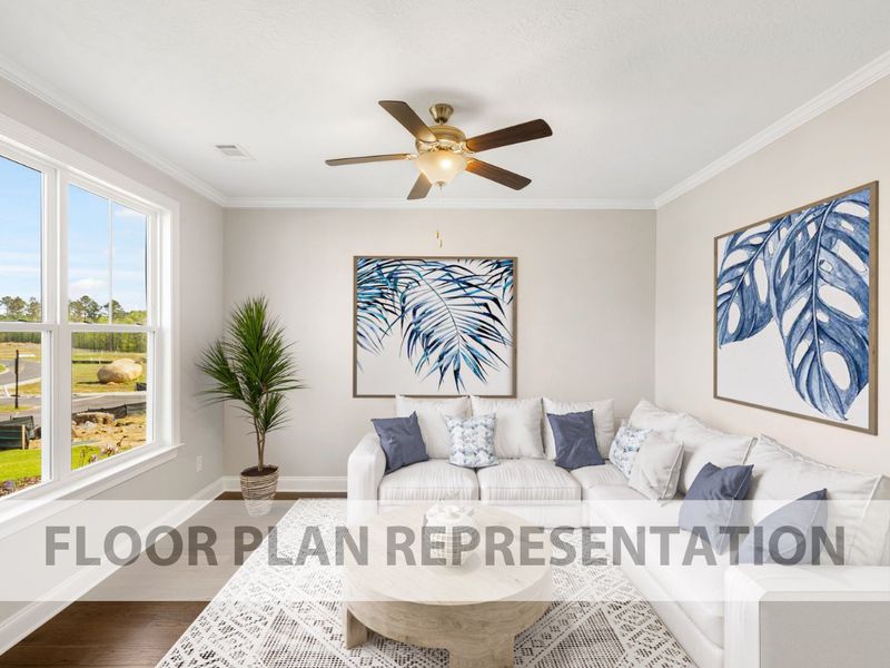 Furnished Flex Room Floorplan Representation Photo | The Ashworth VI Furnished Flex Room Floorplan Representation Photo | The Ashworth VI