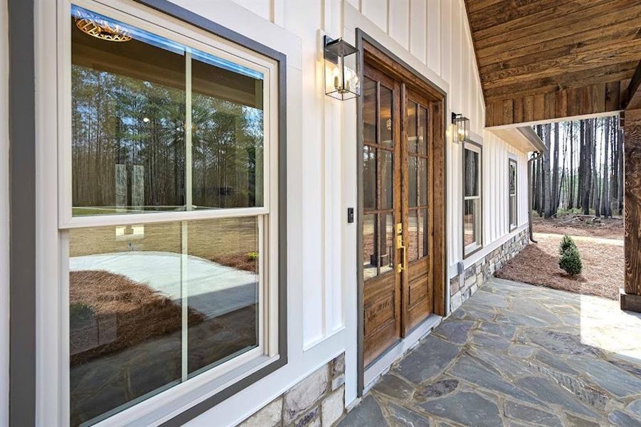 Exterior details and patio area of a home in , Carrollton (Image 44).