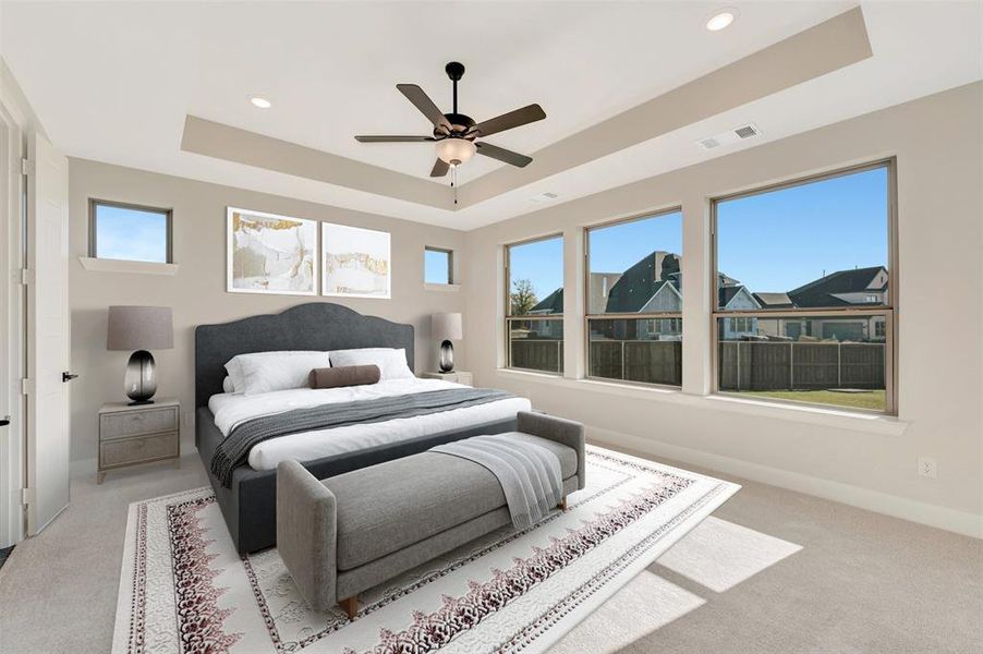 Furnished interior view inside a new home in Northshore at Lakewood Village - Classic Series, Lakewood Village (Image 11).