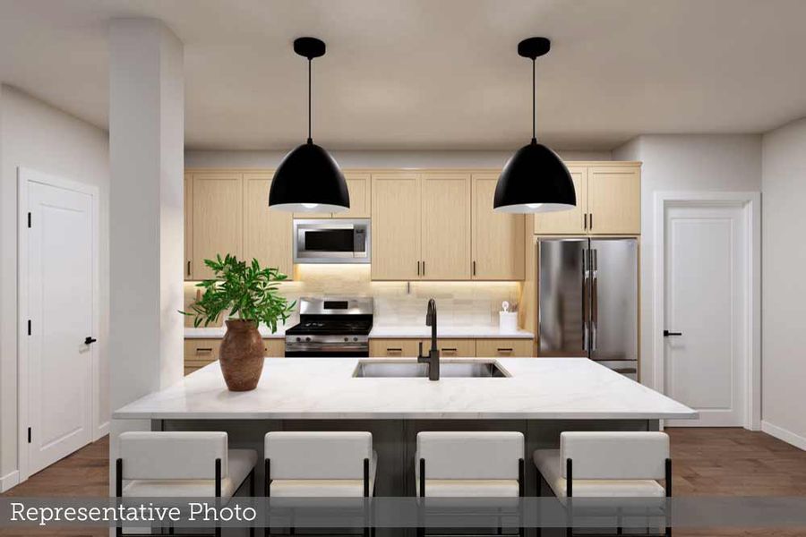 Furnished interior view inside a new home in Austin Point - Terrace Collection, Richmond (Image 6). Furnished interior view inside a new home in Austin Point - Terrace Collection, Richmond (Image 6).