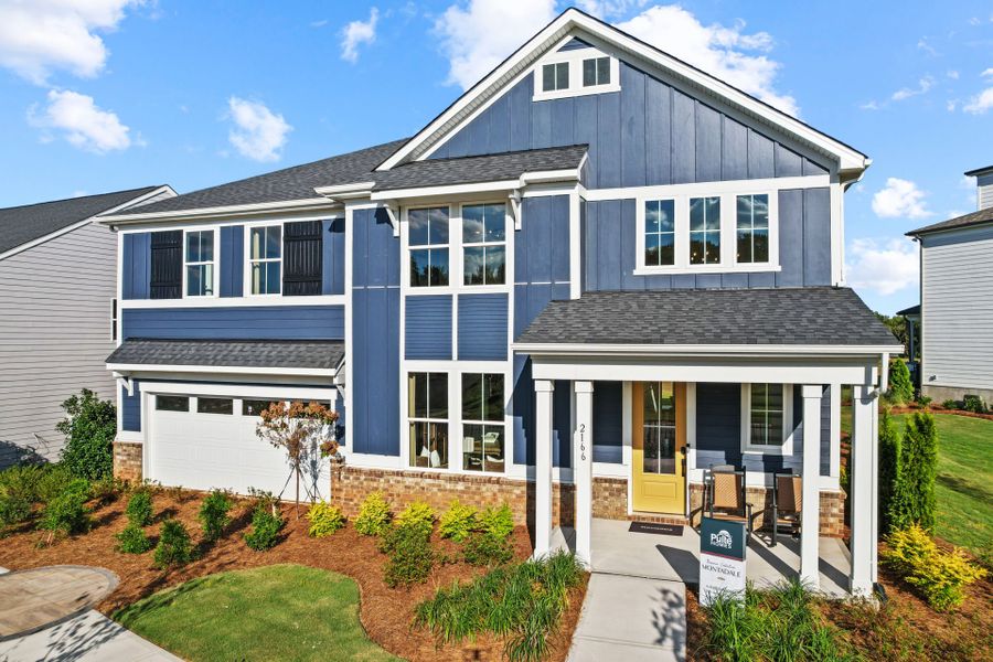 Representative exterior photo of a completed home built from the Montadale by Pulte Homes in The Retreat at Carolina Ridge, Harrisburg, NC (Image 33).