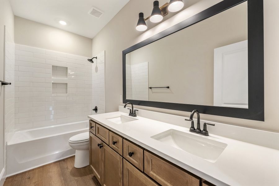 Furnished interior view inside a new home in Walnut Grove, Easley (Image 31). Furnished interior view inside a new home in Walnut Grove, Easley (Image 31).