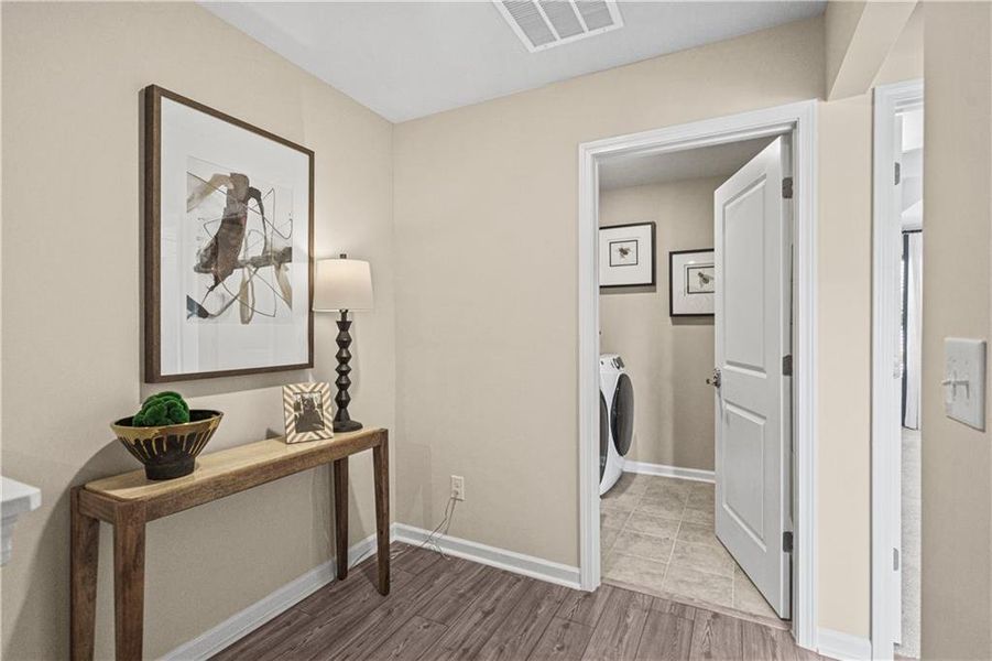 Furnished interior view inside a new home in Rosewood Farm, Lawrenceville (Image 43).