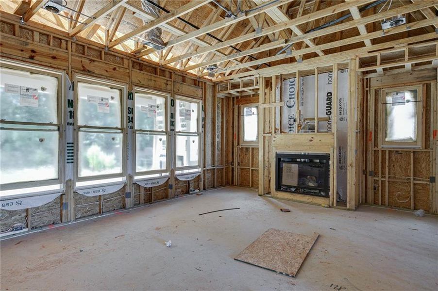 In-progress construction of a new home in , Statham, GA (Image 7).