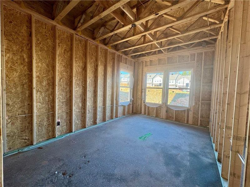 In-progress construction of a new home in Eastlyn Crossing - Single Family, Flowery Branch, GA (Image 9).