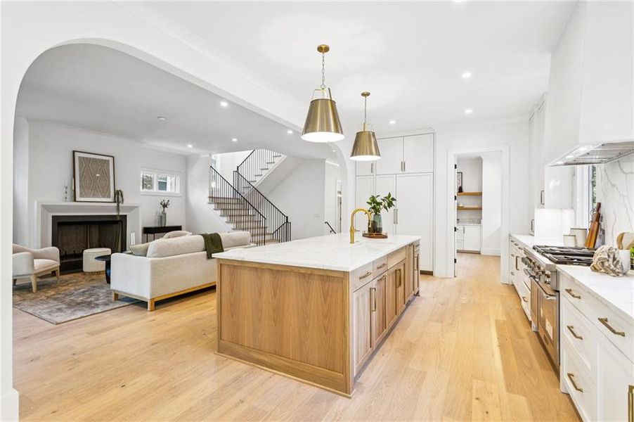 Furnished interior view inside a new home in , Atlanta (Image 9).