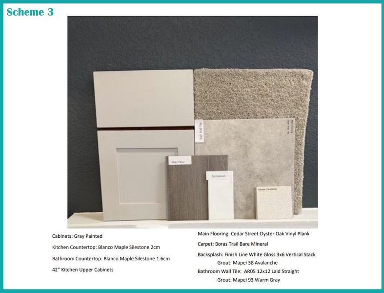 Sample of building materials used in homes in Azalea, Pattison (Image 8).