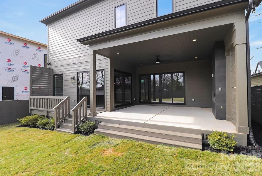 Exterior details and patio area of a home in , Charlotte (Image 26).