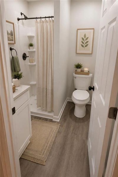 Furnished interior view inside a new home in , Conyers (Image 5).