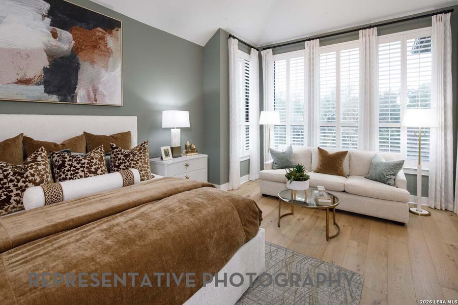 Furnished interior view inside a new home in La Cima, San Marcos (Image 9).