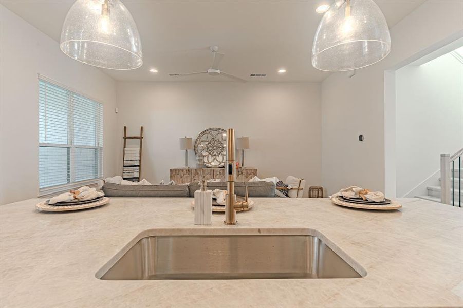 Furnished interior view inside a new home in , Aledo (Image 13).