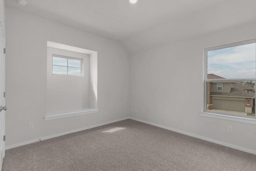 Representative unfurnished interior of a home built from the Madison by Chesmar Homes in University Heights, McKinney (Image 23).