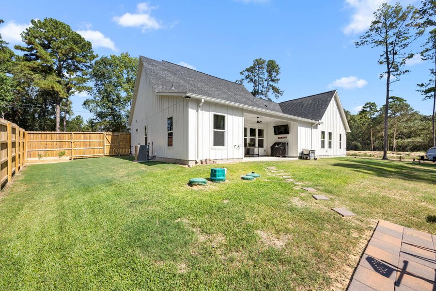 Exterior details and patio area of a home in , Plantersville (Image 2). Exterior details and patio area of a home in , Plantersville (Image 2).
