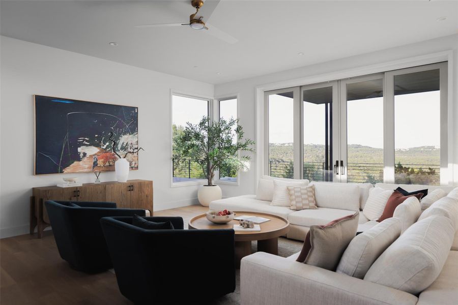 Furnished interior view inside a new home in , Austin (Image 12).