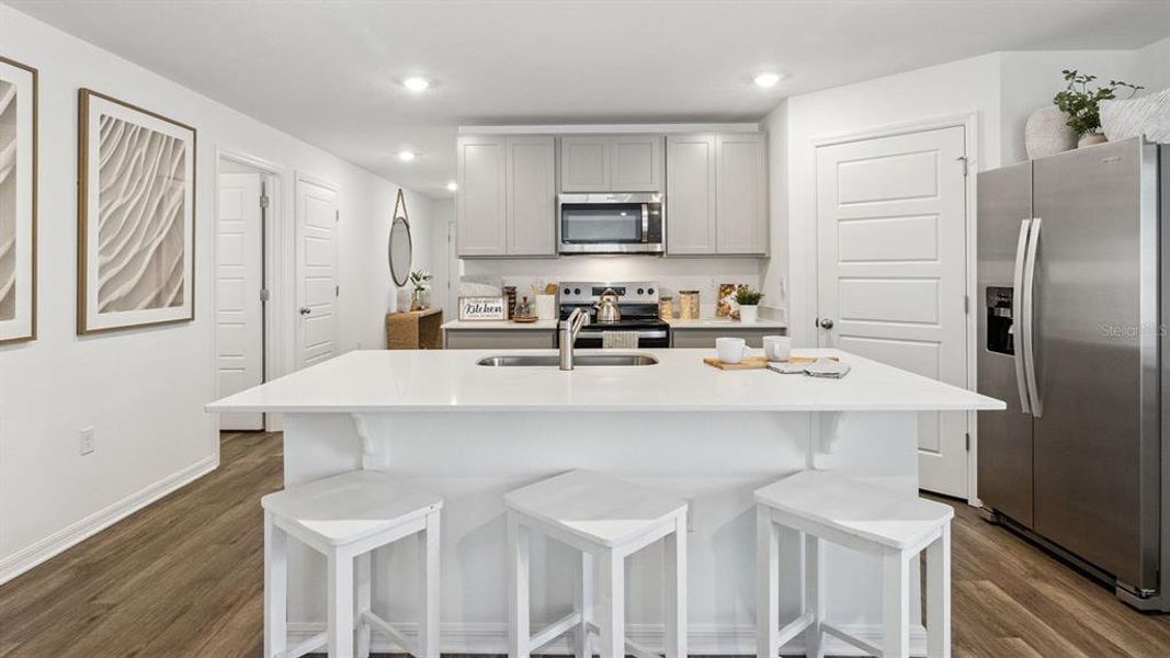 Furnished interior view inside a new home in , Haines City (Image 23).